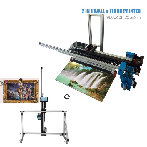64㎡/h AI 4K UV Inkjet Wall Floor Printer 